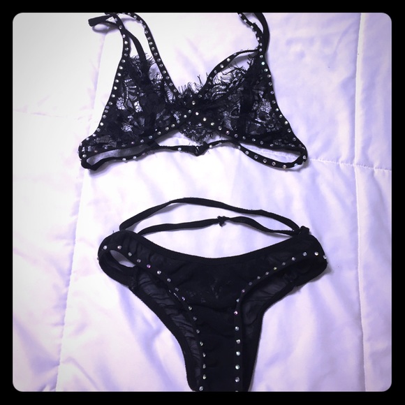 Victoria's Secret Other - SALE❤️Custom made jewel lingerie set❤️